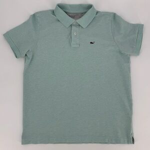 Vineyard Vines Youth Short Sleeve Edgartown Polo Green Size Medium (12/14)